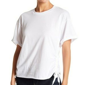 Kendall and Kylie Runched side tie tee